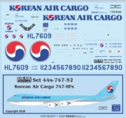 44-747-52 1/144 Korean Air Cargo 747-8Fs
