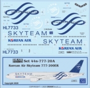[사전 예약] 44-777-20A 1/144 Korean Air Skyteam 777-200ER