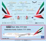 20-777-82 1/200 Emirates Early 777-200s