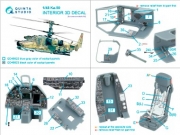 [사전 예약] QD48623 1/48 Ka-50 (black panels) 3D-Printed & coloured Interior on decal paper (Arma models)