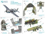 [사전 예약] QD72220 1/72 FM-2 Wildcat 3D-Printed & coloured Interior on decal paper (Arma Hobby)