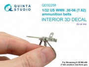 [사전 예약] QD32258 1/32 US WWII .03-06 (7.62) ammunition belts (for all kits)