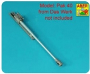 [사전 예약] 16L-29 1/16 Barrel for German 75 mm PaK 40 gun without muzzle brake