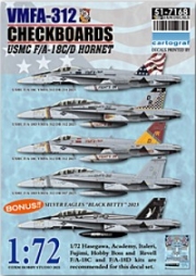[사전 예약] DXM51-7168 1/72 USMC VMFA-32 & VMFA-115 F/A-18C/D decal set