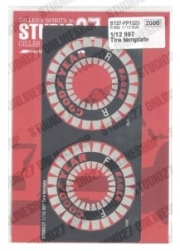 [사전 예약] ST27-FP1223 1/12 Lotus Type 99T Tire template