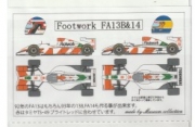 [사전 예약] D1142 1/20 Footwork FA13 & FA14 decals [D1142]
