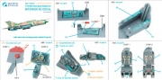 [사전 예약] QD+72240 1/72 MiG-21bis late 3D-Printed & coloured Interior on decal paper (Eduard) (with 3D-printed resin parts)