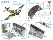 [사전 예약] QD48645 1/48 Yak-7B 3D-Printed & coloured Interior on decal paper (Zvezda)