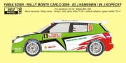 [사전 예약] REJ0169 Transkit &ndash; Fabia S2000 Rally Monte Carlo 2009 Reji Model 1/24.