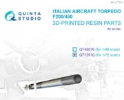 [사전 예약] QT72010 1/72 Italian WWII aircraft torpedo F200-450 (all kits)