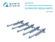 [사전 예약] QT72013 1/72 RS-82 Rockets with RO-82 launchers, 10 pcs (all kits)