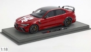 [사전 예약] [주문시 BBR에서 생산 예약] BBRC1851RCAR-25 1/18 Alfa Romeo Giulia GTA Special Version Red Competizione - Alfa Romeo logo and rear spoiler