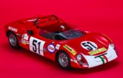 [1개 주문 가능] K837 1/12 Abarth 1000SP LM 1969