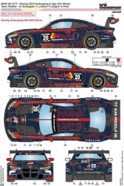 [사전 예약] 24125	1/24 BMW M4 GT3 - iRacing 2024 Nurburgring & Spa 24H Winner - Team Redline - M.Verstappen/ C.Lulham/ F.Lebigre/ D.Pinto include carbon fibre decal LBM4CF