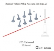 [사전 에약] P35-377 1/35 Russian Vehicle Whip Antenna Set(Type.2)
