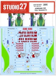 [사전 예약] ST27-DC1072 1/20 J191 (FULL SEASON) 1991 for TAMIYA STUDIO27 【Original Decals】 Studio27