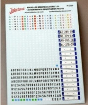 [사전 예약] INTPi2/24 1/24 Scale License Plates