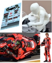[사전 예약] TBM21 1/12 Figure With Decals for Ducati Panigale V4R SBK 2025 Rider Bulega