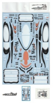 [사전 예약] D1154 1/20 McLaren MP4/13 decal [D1155] including Japan GP wing for Tamiya