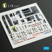 [사전 예약] K72213 1/72 He-177A-5 - interior 3D decals for Revell kit (1/72) Revell