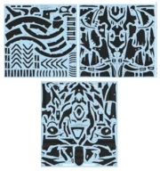 [사전 예약] ST27-CD12013 1/12 Superleggera V4 (w/ Racing kit) carbon decal (for TAM)