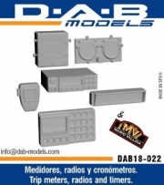 [사전 예약] DAB18-022 1/18 Trip meters, radios and timers