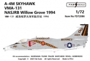 [사전 예약] FD72086 1/72 A-4M SKYHAWK VMA-131   NASJRB Willow Grove 1994