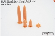 [사전 예약] Fa48144 1/48 MXU-648 Aircraft Cargo (Travel) Pod（2 sets）