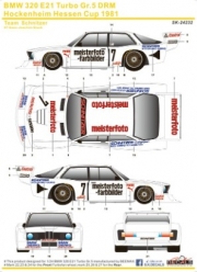[사전 예약] SK24232 1/24 BMW 320 E21 Turbo Gr.5 DRM Hockenheim Hessen Cup 1981 Team Schnitzer #7