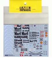 [사전 예약] TABU20016B 1/20 MP4/5B Full Decal for Tamiya 프라모델 데칼