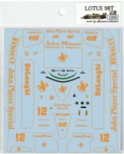 [사전 예약] D120 1/20 Lotus 98T Decal