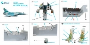 [사전 예약] QD72250 1/72 Mirage 2000C 3D-Printed & coloured Interior on decal paper (Dream Model)
