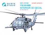 [사전 예약] QDS-35164 1/35 HH-60G Pave Hawk 3D-Printed & coloured Interior on decal paper (Kitty Hawk) (Small version)