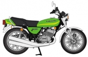 [사전 예약-4월] HSG21782 1/12 Kawasaki KH400-A5 1978 Candy Lime Green