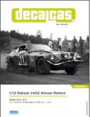 [사전 예약] DCL-OLD007 1/12 scale models: Datsun 240Z sponsored by Nissan Motors - Safari Rally 1971
