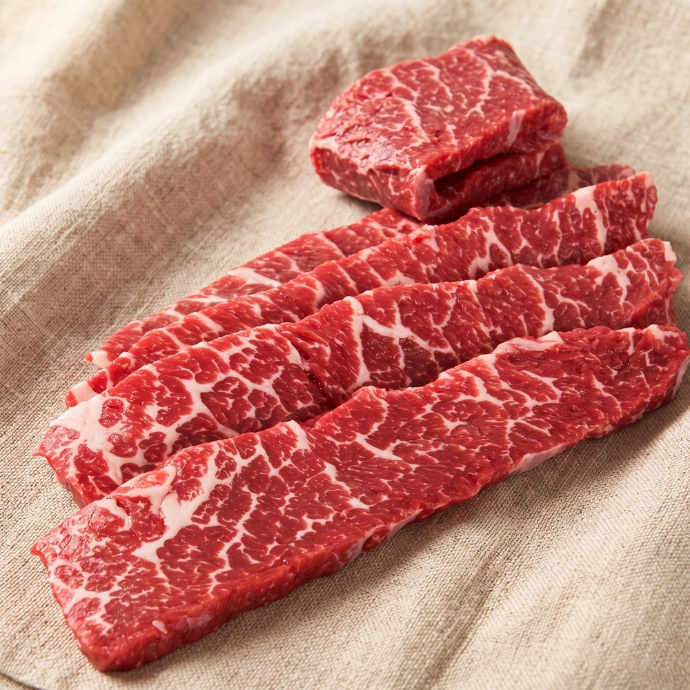 냉장 살치살 블랙앵거스 2종 구이용 스테이크용 300g X 2 미국산