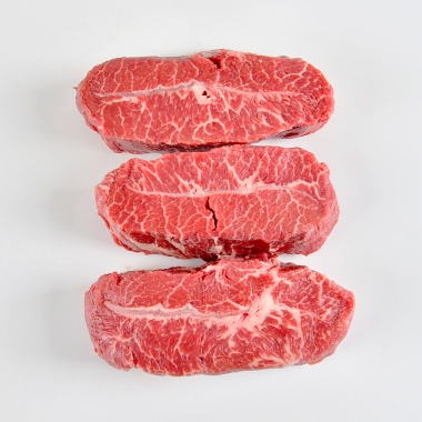도매 냉장 부채살 프라임 스테이크용 1kg