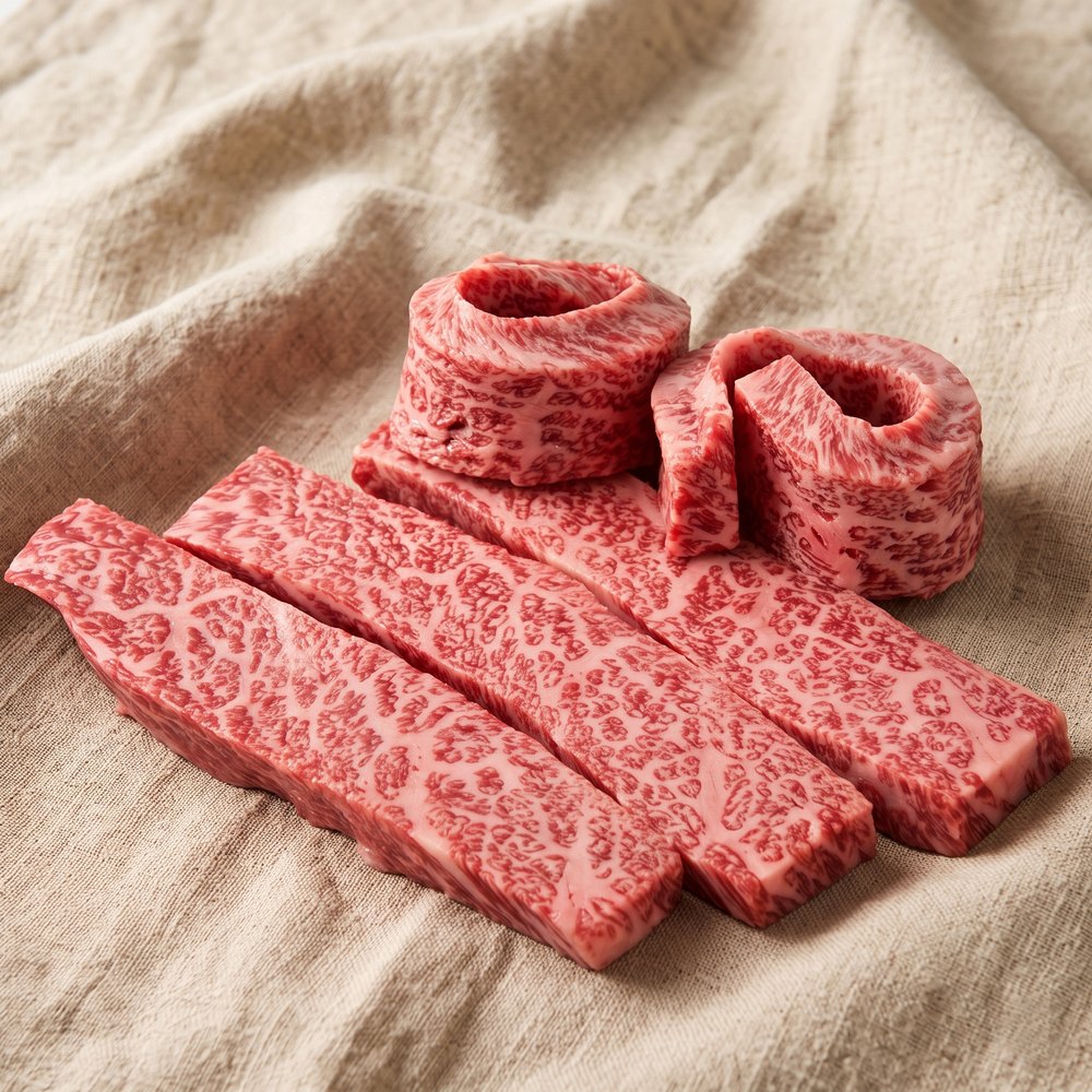 와규 냉장 눈꽃갈비살(진갈비살) 2종 구이용 스테이크용 300g 호주산