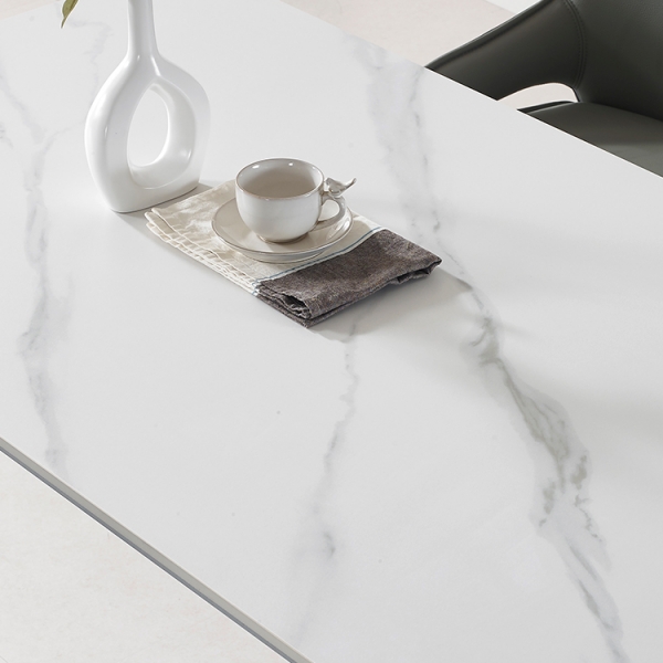 몬타나 오토리턴 양면세라믹 4인 일반식탁세트 (회전의자 4개)