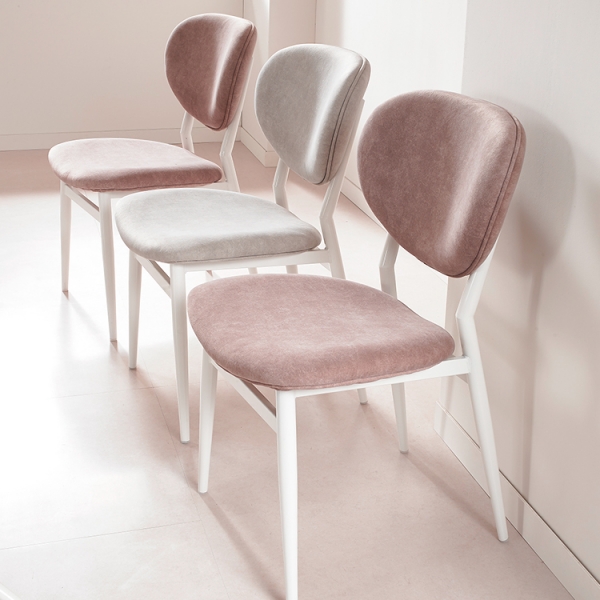 에그몽 타원형 세라믹 6인 일반식탁세트 (일반의자 6개)