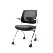 알파고회의용의자(화이트손잡이) (편한 편안한 회의실 회의용 학원 학교 접이식 독서실용 테이블 의자 가구 추천 브랜드)
