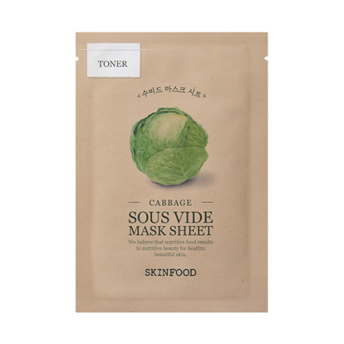 SKINFOOD CABBAGE SOUS VIDE MASK SHEET (18g x 10ea)