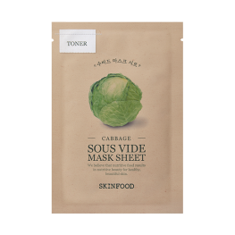 SKINFOOD CABBAGE SOUS VIDE MASK SHEET (18g x 10ea)
