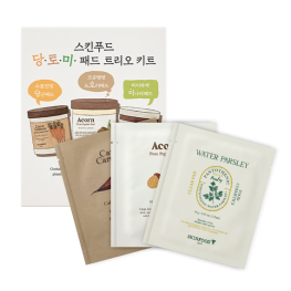 SKINFOOD DANG.TO.MI. PAD TRIO KIT (CARROT+ACORN+PANTOTHENIC PADS) [3types(2pads/type, total 6)]