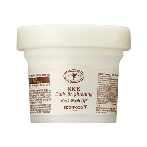 SKINFOOD RICE DAILY BRIGHTENING MASK WASH OFF (210g)