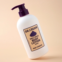 DR. CREAM Daily Mild Body Lotion - Baby Powder (500ml / 16.9 fl. oz.)