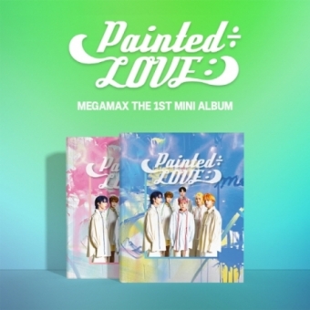 메가맥스 (MEGAMAX) - 미니앨범 1집 : Painted÷LOVE:) [BLUE/PINK ver. 중 랜덤 발송]