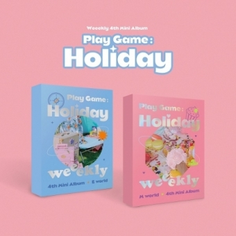 위클리 (Weeekly) - 미니앨범 4집 : Play Game:Holiday [E world /M world ver. 랜덤발송]