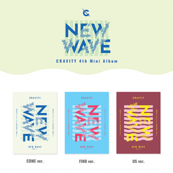 크래비티 (CRAVITY) - 미니 4집 [NEW WAVE] (COME ver. / FIND ver. / US ver.) (Random Ver.)