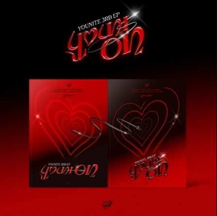 유나이트(YOUNITE) - 미니 3집 [YOUNI-ON] (PHOTO BOOK VER.) (RED ON VER. / BLACK ON VER.) 2종 중 1종 랜덤발송